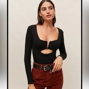 Angie Bauer UO Sadie Bodysuit Black new with tags